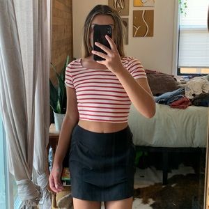 🌟 CROP TOP AND GOLF SKIRT